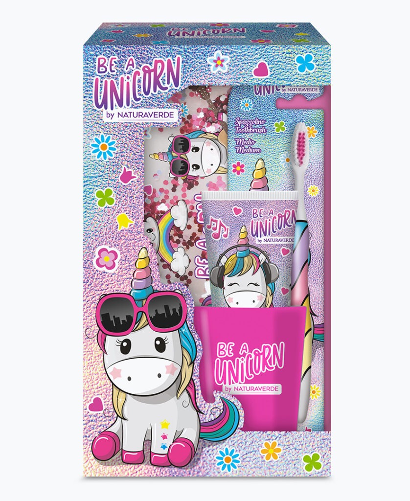 Unicorns Are Badass: Set 4 Sottobicchieri Con Finitura Lucida, 9x9 Cm - Idea Regalo Unica