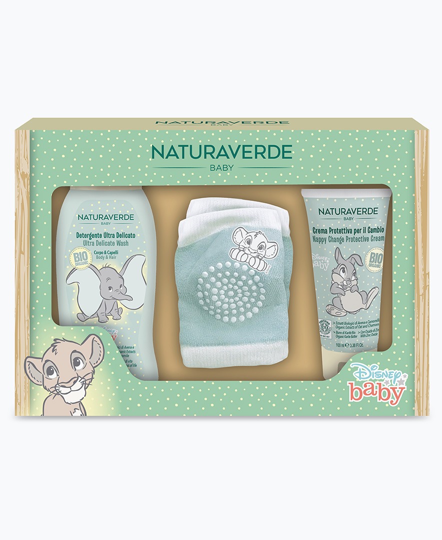 DISNEY BABY GIFT SET KNEE PADS - NATURAVERDE