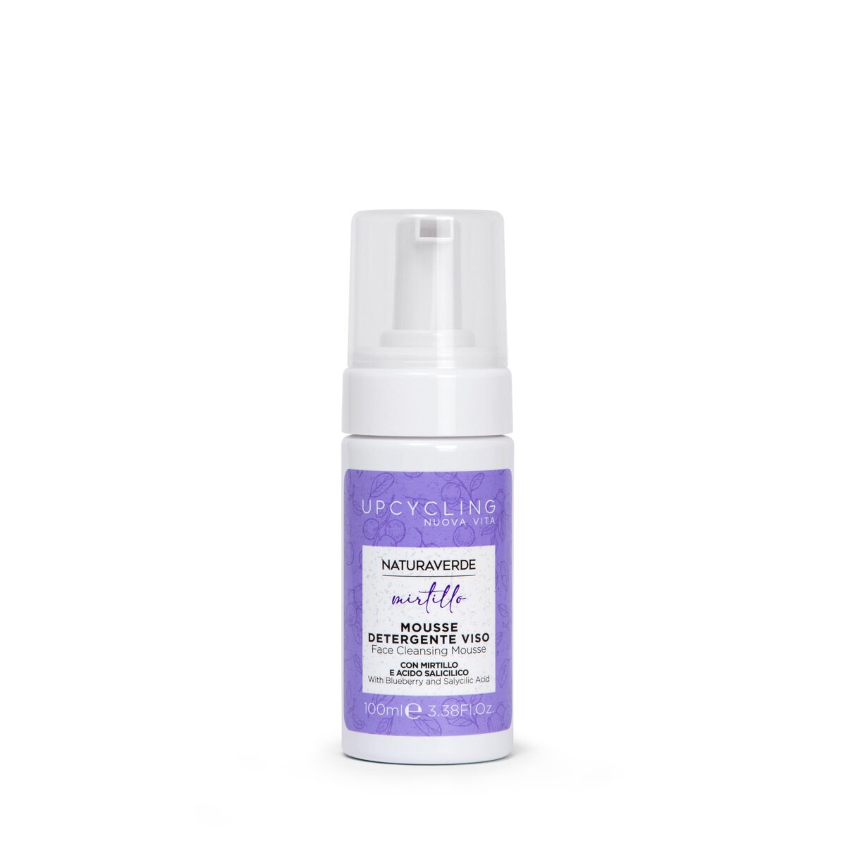 MOUSSE DETERGENTE MIRTILLO